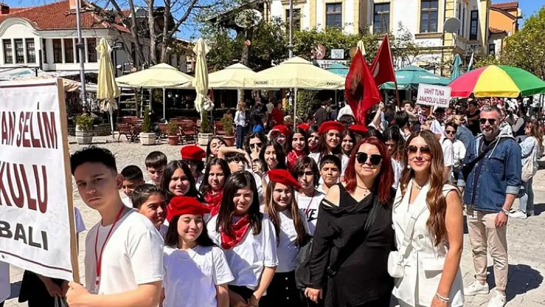 Ayrancılarlı öğrenciler Makedonya'ya festivale gitti