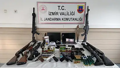 Torbalı ve Bayındır'da silahlı suç örgütü çökertildi