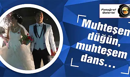 Muhteşem düğün, muhteşem dans…