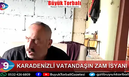 VİDEO HABER – Karadenizli vatandaşın zam isyanı