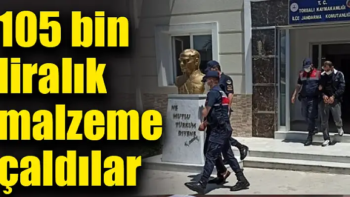 105 bin liralık kablo çaldılar