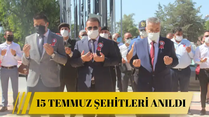 15 TEMMUZ ŞEHİTLERİ TORBALI’DA ANILDI