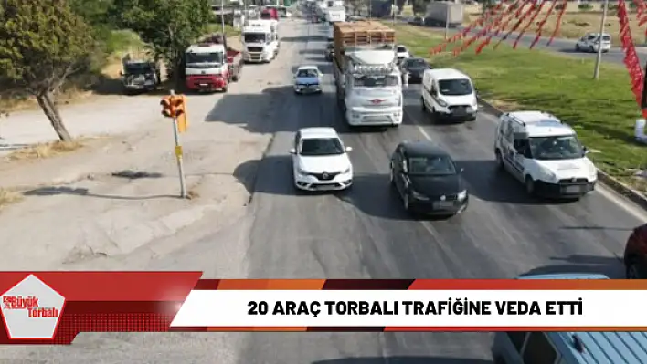 20 araç Torbalı trafiğine veda etti