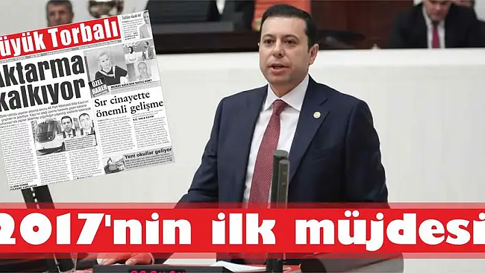 2017'nin ilk müjdesi