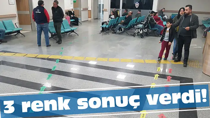 3 renk sonuç verdi!