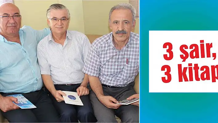 3 şair, 3 kitap