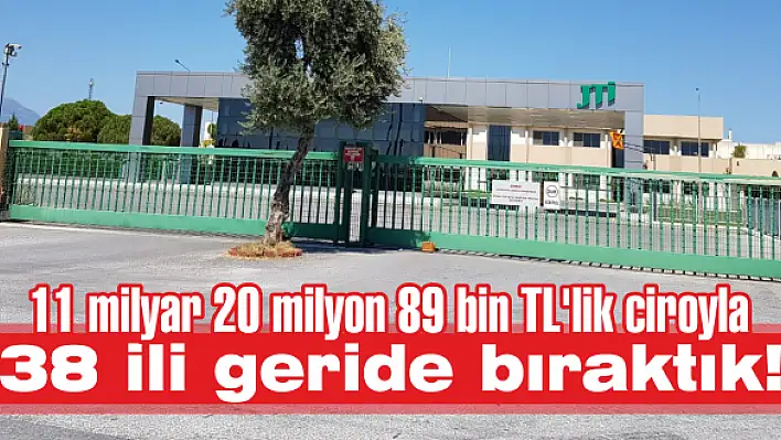 38 ili geride bıraktık!