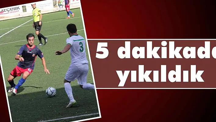 5 dakikada yıkıldık