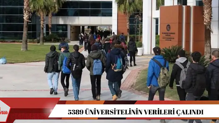 5389 üniversitelinin verileri çalındı