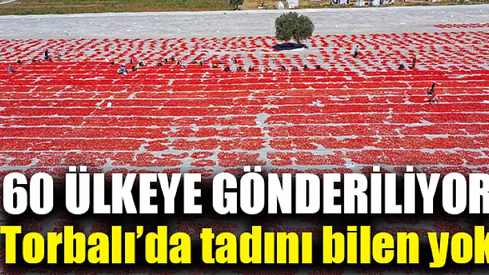 60 ülkeye gönderiliyor, Torbalı'da tadını bilen yok