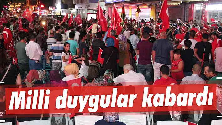 Milli duygular kabardı