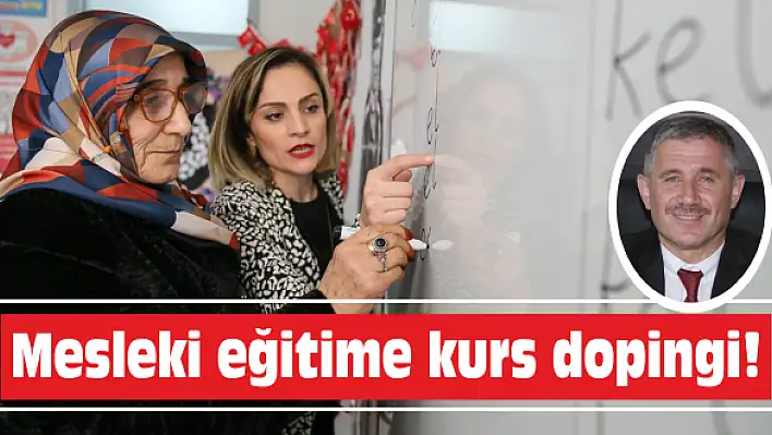 9 ayda açılan bin 64 kursa, 14 bin 174 kişi katıldı