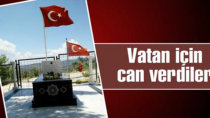 Vatan için can verdiler