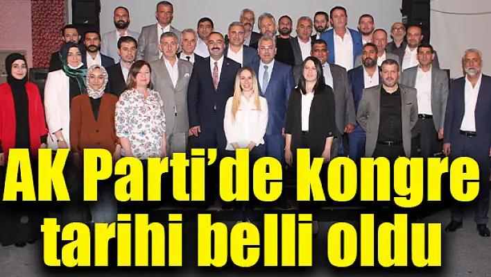 AK Parti 5 Eylül'de kongreye gidiyor