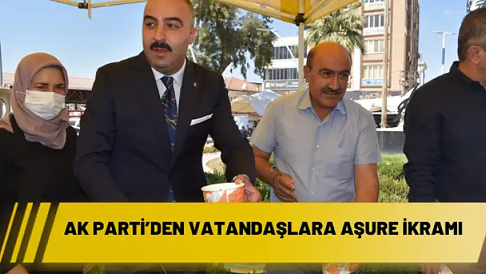 AK Parti'den vatandaşlara aşure ikramı