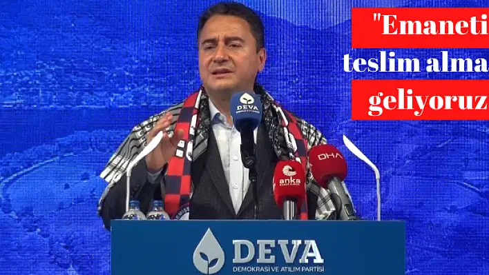 ALİ BABACAN ÖDEMİŞ’TE KONUŞTU