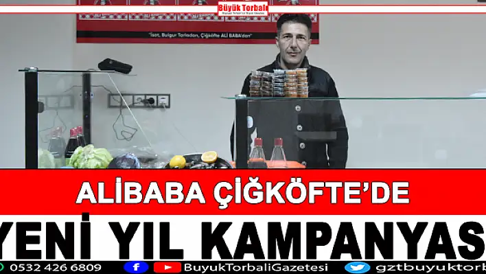 Alibaba Çiğköfte'de yeni yıl kampanyası