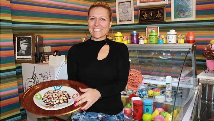 Araba parasıyla waffle dükkanı açtı