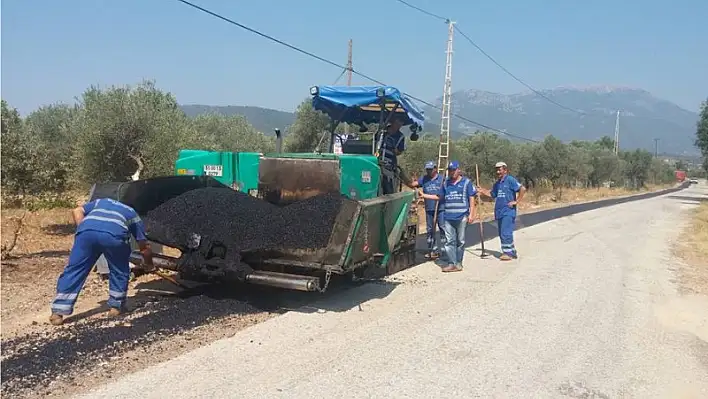 Asfalt döküldü, vatandaş rahatladı!