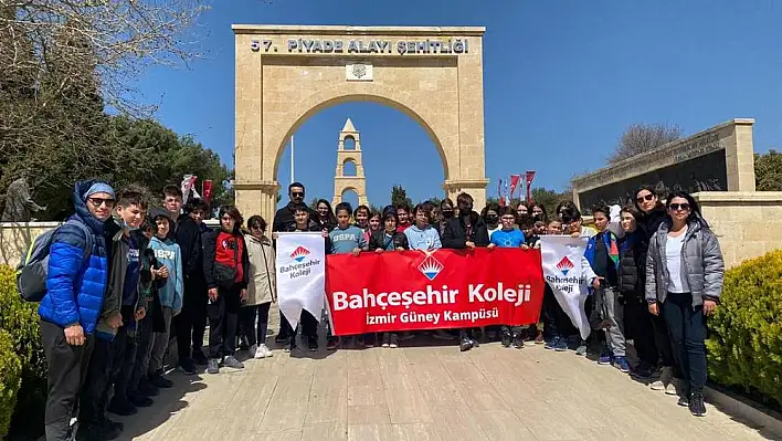 Bahçeşehir Koleji öğrencileri Çanakkale'de