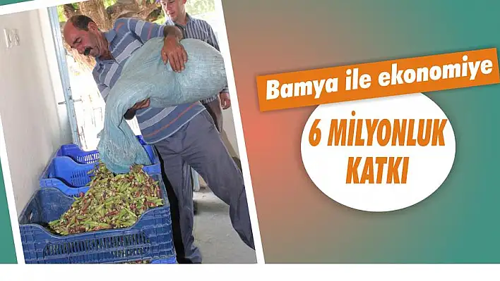 Bamya ileekonomiye 6 milyonluk katkı