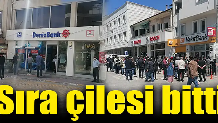 Banka önünde bekleme derdine son