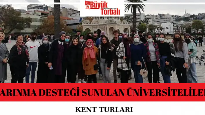 Barınma desteği sunulan üniversitelilere kent turları