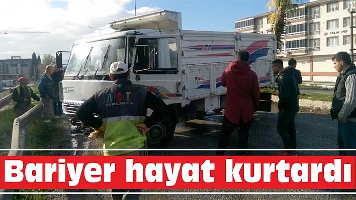 Bariyer hayat kurtardı