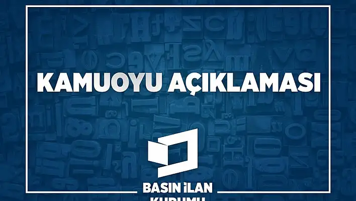 Basın İlan Kurumu’ndan açıklama