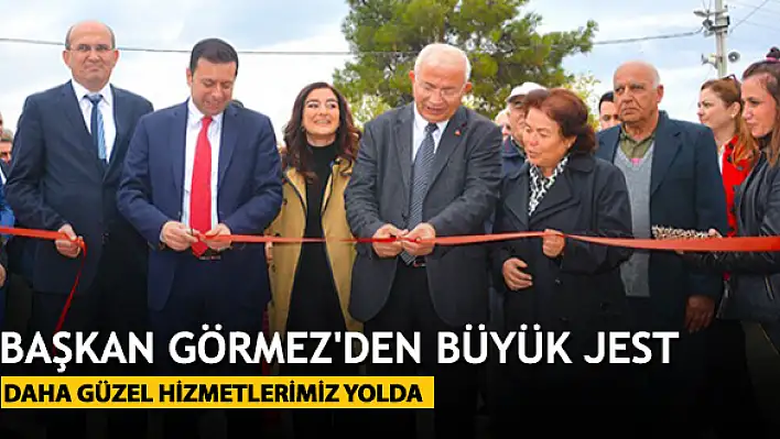 Başkan Görmez’den büyük jest