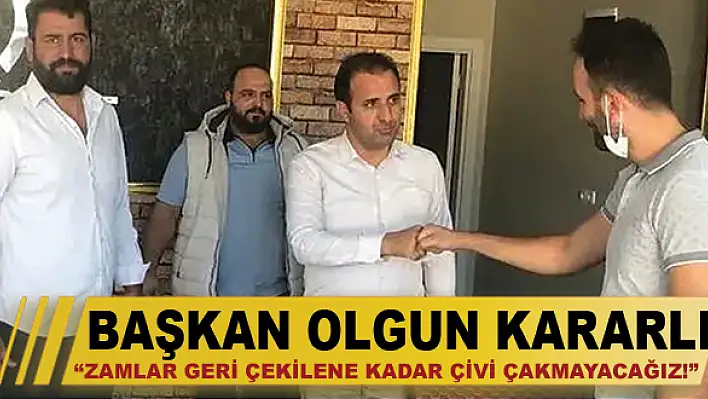 BAŞKAN OLGUN KARARLI