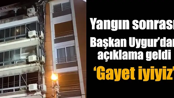 Başkan Uygur’dan mesaj var