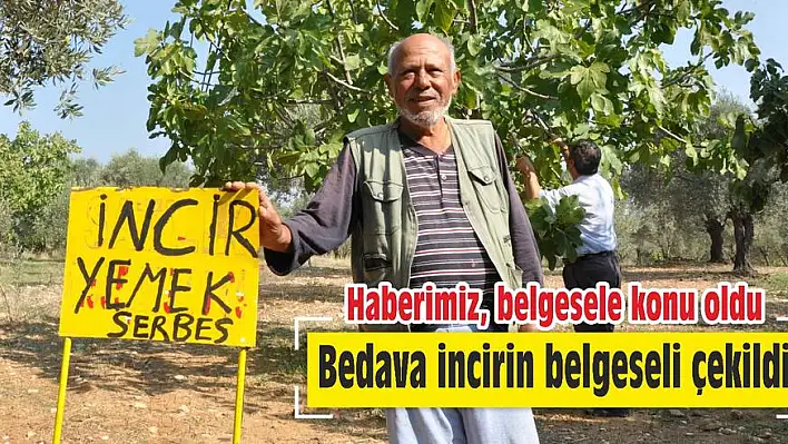 Bedava incirin belgeseli çekildi