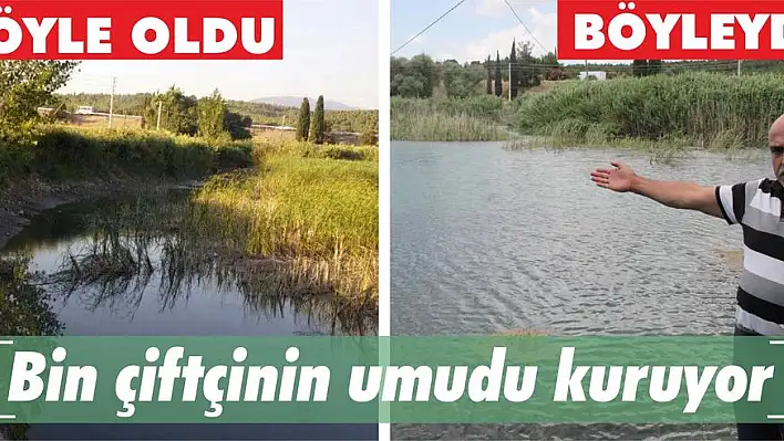 Bin çiftçinin umudu kuruyor