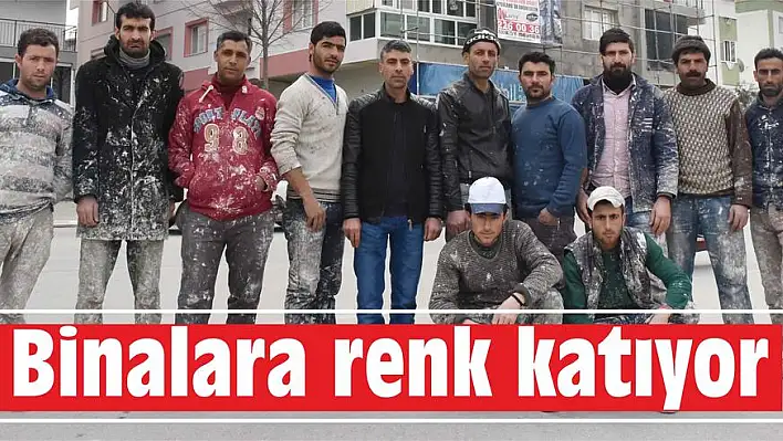 Binalara renk katıyor