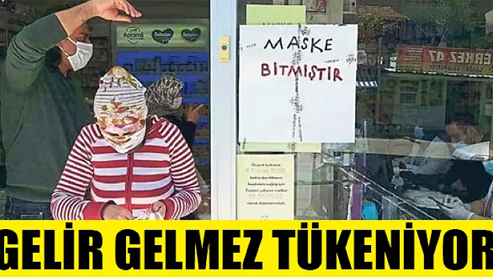 Binlerce kişi hala maske alamadı