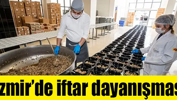 Bir haftada 160 bin kişilik iftar dayanışması