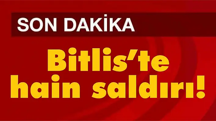 Bitlis’ten kahreden haber