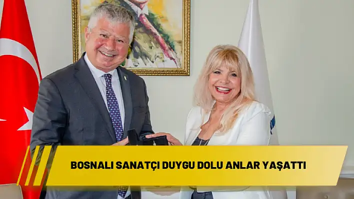 Bosnalı sanatçı duygu dolu anlar yaşattı