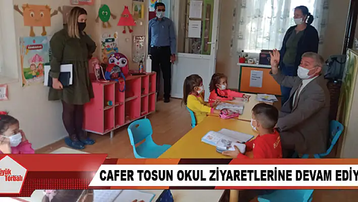 Cafer Tosun okul ziyaretlerine devam ediyor