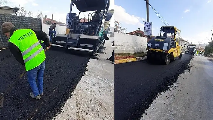 ÇAKIRBEYLİ’DE ASFALTLAMA ÇALIŞMASI BAŞLADI