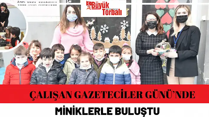 Çalışan Gazeteciler Günü'nde miniklerle buluştu