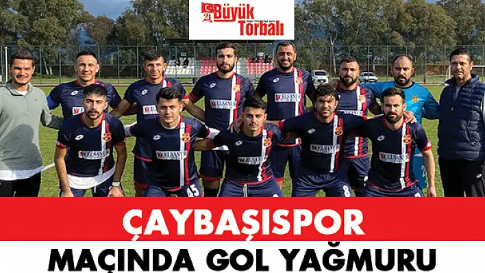 Çaybaşı maçında gol yağmuru