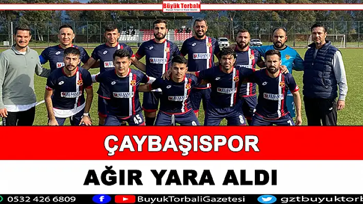 Çaybaşıspor ağır yara aldı