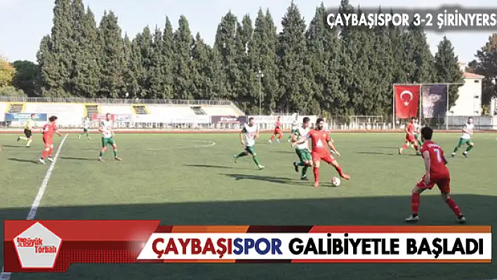 Çaybaşıspor galibiyetle başladı