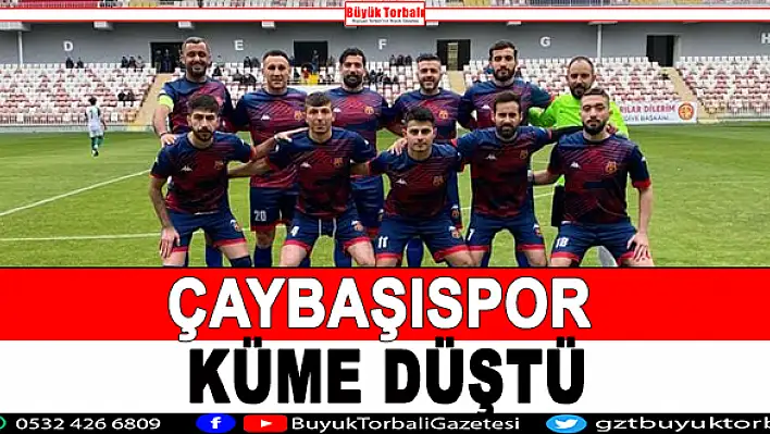 Çaybaşıspor küme düştü