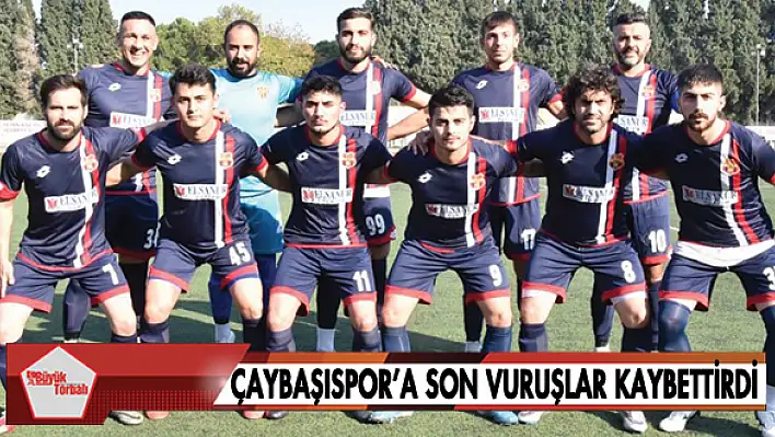 Çaybaşıspor'a son vuruşlar kaybettirdi