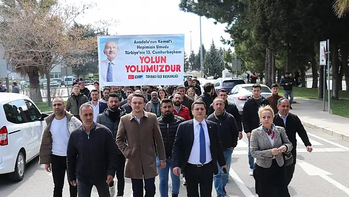 CHP TORBALI CUMHURBAŞKANI ADAYI KILIÇDAROĞLU’NU KARŞILADI