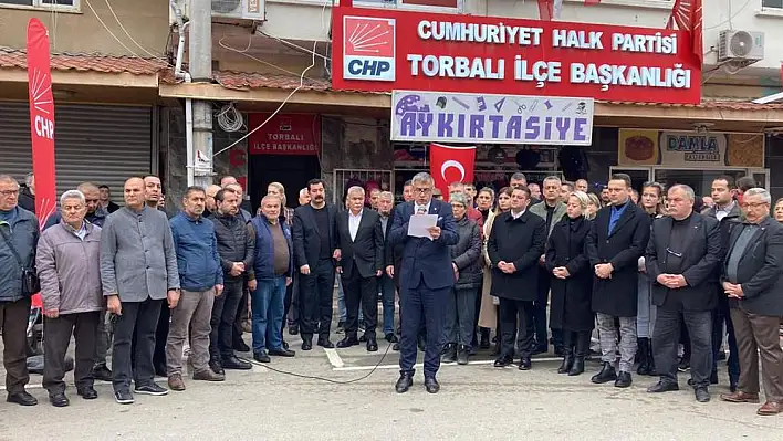 CHP TORBALI TERÖRE KARŞI TEK YÜREK OLDU