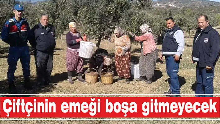 Çiftçinin emeği boşa gitmeyecek